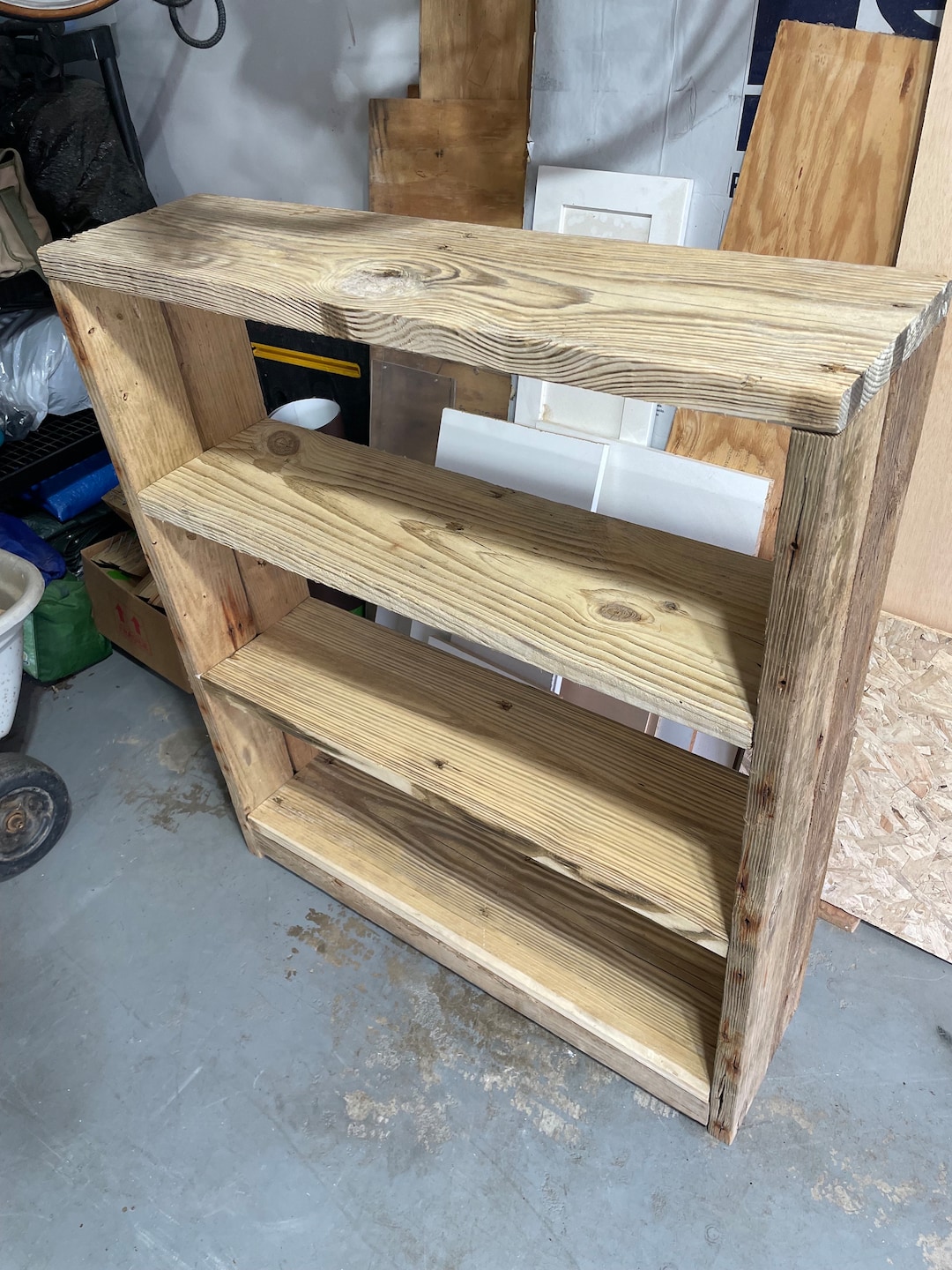Custom Bookshelf / Display Shelf From Reclaimed Wood - Etsy