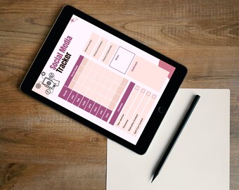 Social Media Planner | Business Marketing | Social Media Plan | Instagram Planner | Social Media | editable Planner | Printable Planner