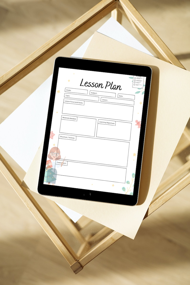 EDITABLE Lesson Plan Template, Digital Lesson Planner, Detailed Lesson EDITABLE Lesson Plan Template, Digital Lesson Planner, Detailed Lesson