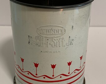 Vintage Androck Hand-I-Sift Jr. Flour Sifter - Tulip