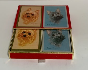 Vintage Dog Congress Playing Cards