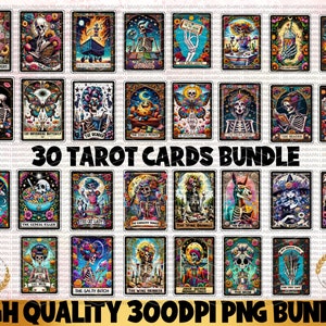 Pacote de cartas de tarô engraçadas PNG, Carta de tarô PNG, Sublimação de tarô, Tarô engraçado PNG, Download de clip art digital, Esqueleto sarcástico, Humor sarcástico