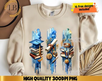 Diseño de sublimación de graduación PNG, gráfico de camiseta para mamá mayor, diseño de pincelada de graduación, clase de graduación, descarga instantánea