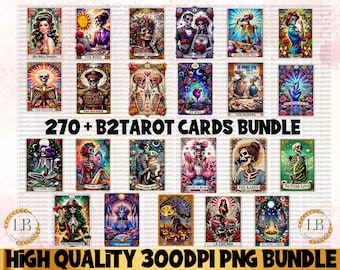Snarky Skeleton Tarot Card PNG Bundle, Funny Adult Humor (Digital Download)
