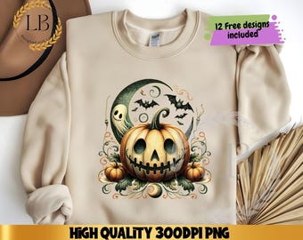 Happy Halloween PNG, effrayant Jack O Lantern Png, citrouille effrayant Png, tendance Happy Halloween chemise Png, Jack O Lantern chemise Png, sublimation