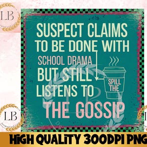 Suspect Claims PNG Sublimation Design Instant Digital Download, Cute Graphics, Glass Jar png Design, Tshirt Design, DTF Design, UVDTF