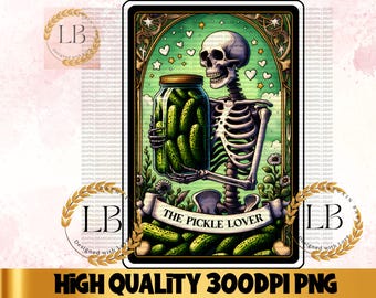 De tarotkaart augurk png, grappig cadeau augurk minnaar, tshirt sublimatie png-ontwerpen, humor voor volwassenen, grappig, tarotkaart png