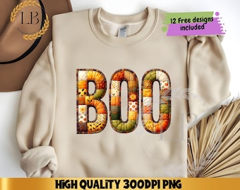 Preppy Floral png, Halloween Floral Patchwork png, Fall png, Autumn png, Fall Girly png, Fall Sublimation, Tis the season, Spooky Season