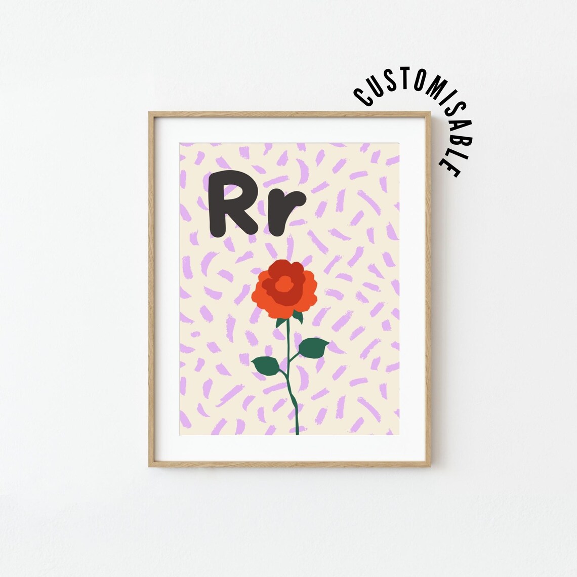 Letter R Poster • Nursery Wall Art • Educational Poster • Alphabet ...