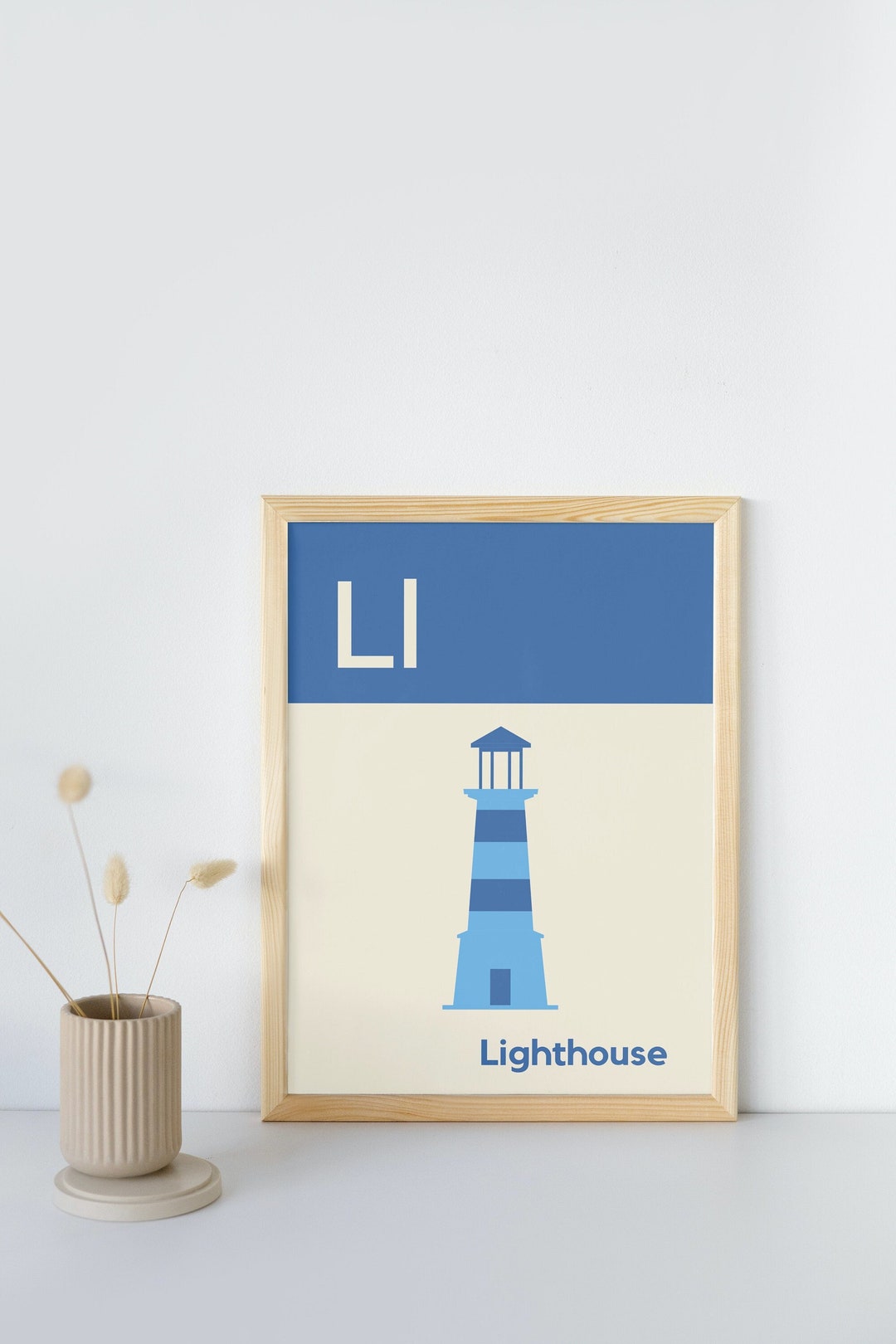 Letter L Poster • Nursery Wall Art • Educational Poster • Alphabet ...