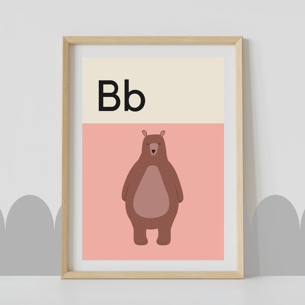 Letter B Poster - Etsy