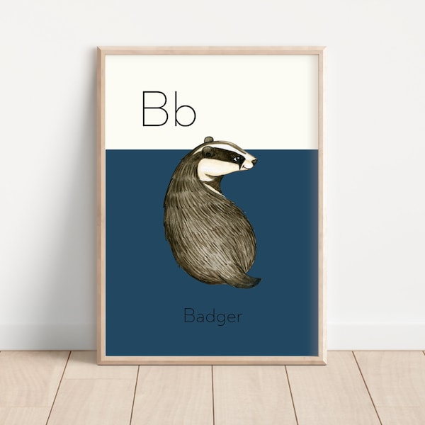 Letter B Poster - Etsy