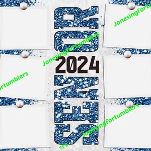 Senior 2024 Grad tumbler wrap bundle part two PNG files