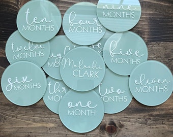 Acrylic Baby Milestones