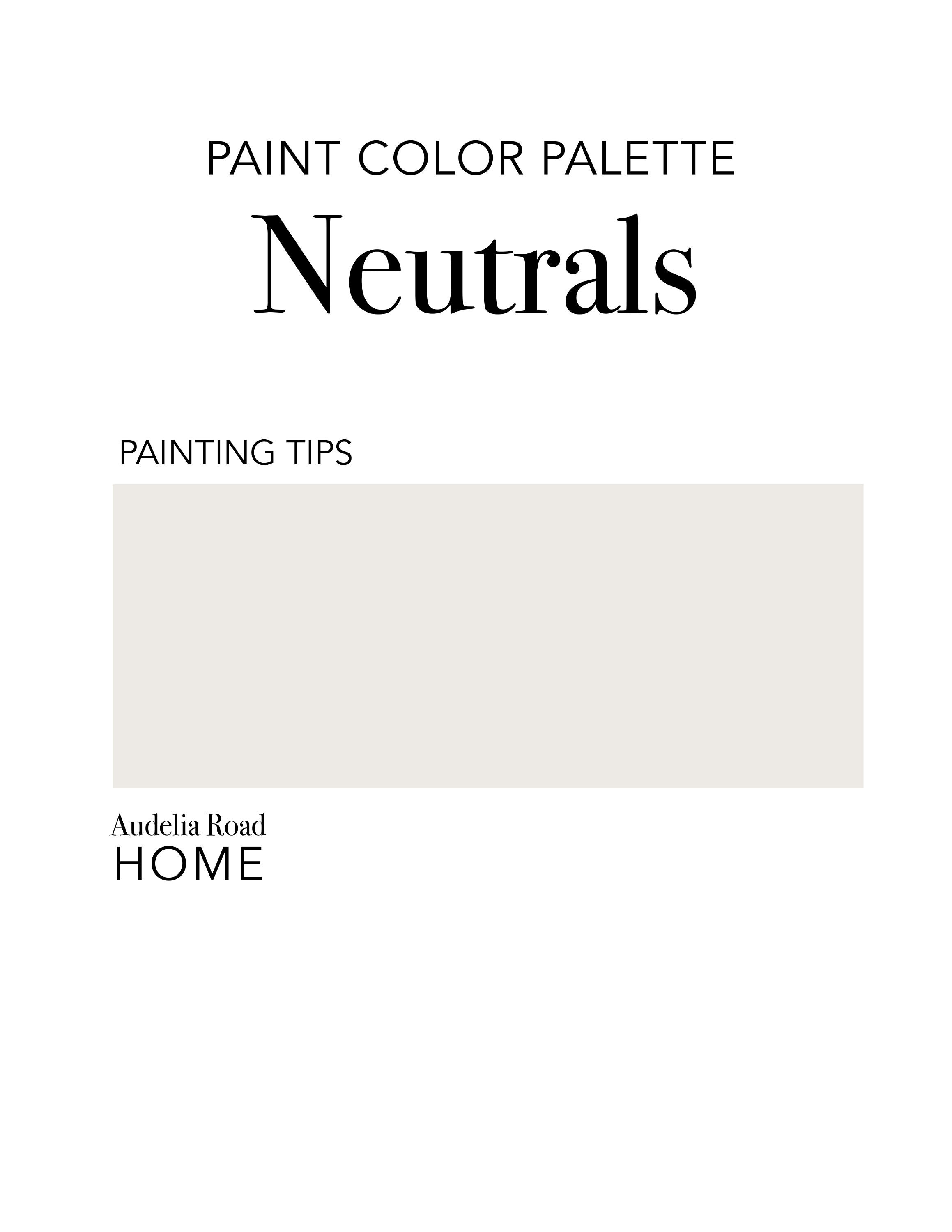 Neutrals Paint Color Palette Sherwin Williams, Interior Design Color