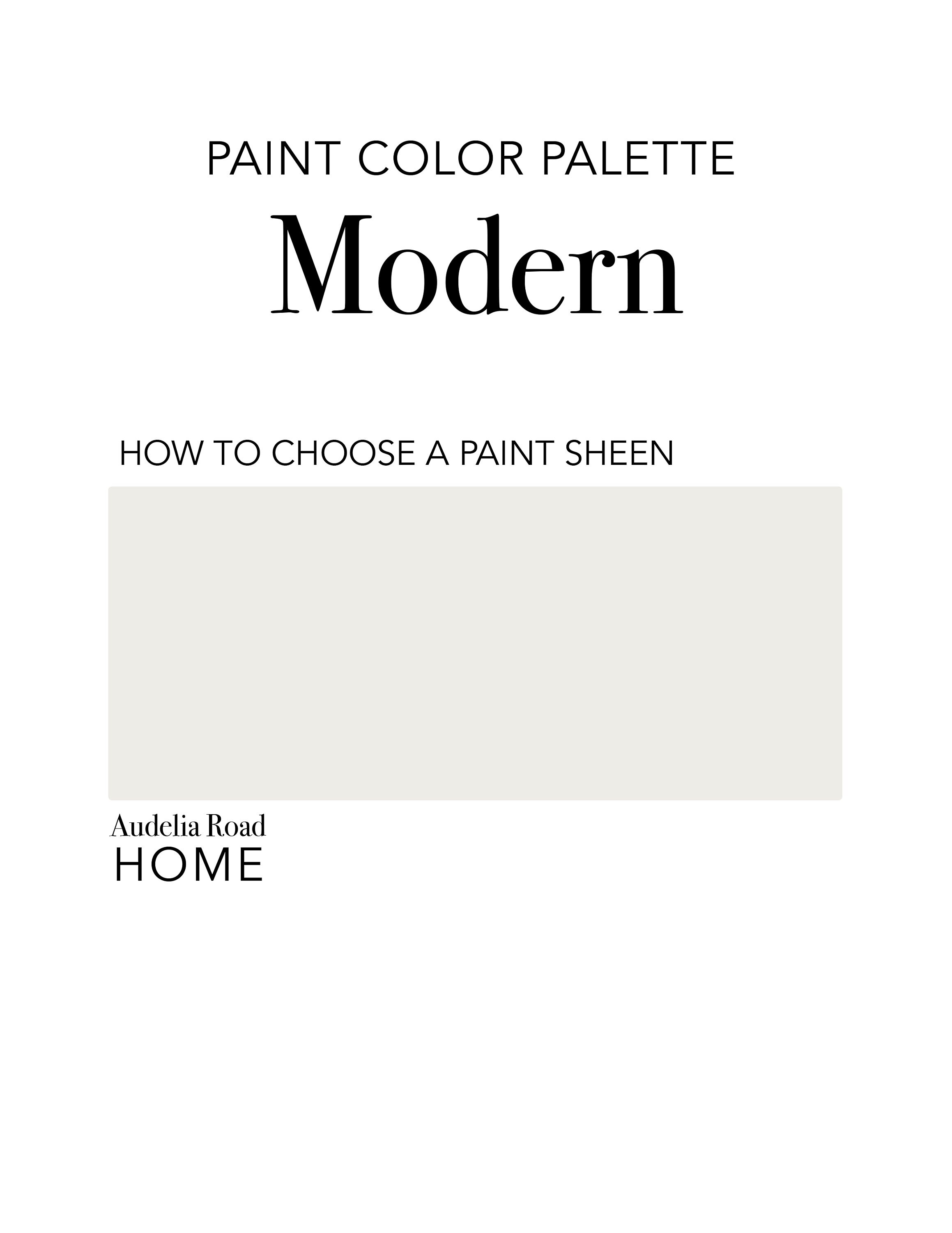 Modern Paint Color Palette Sherwin Williams, Interior Design Color