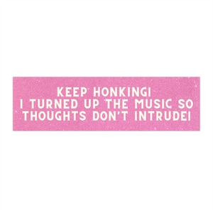Graceland Too by Phoebe Bridgers Pink Bumper Sticker | Punisher Merch
