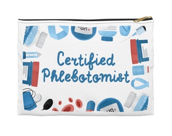 Certified Phlebotomist/Phlebotomy Gift Makeup Bag