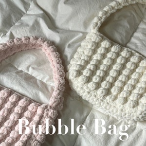 Gehäkelte Umhängetasche/ Geldbörse //Bubble Bag//