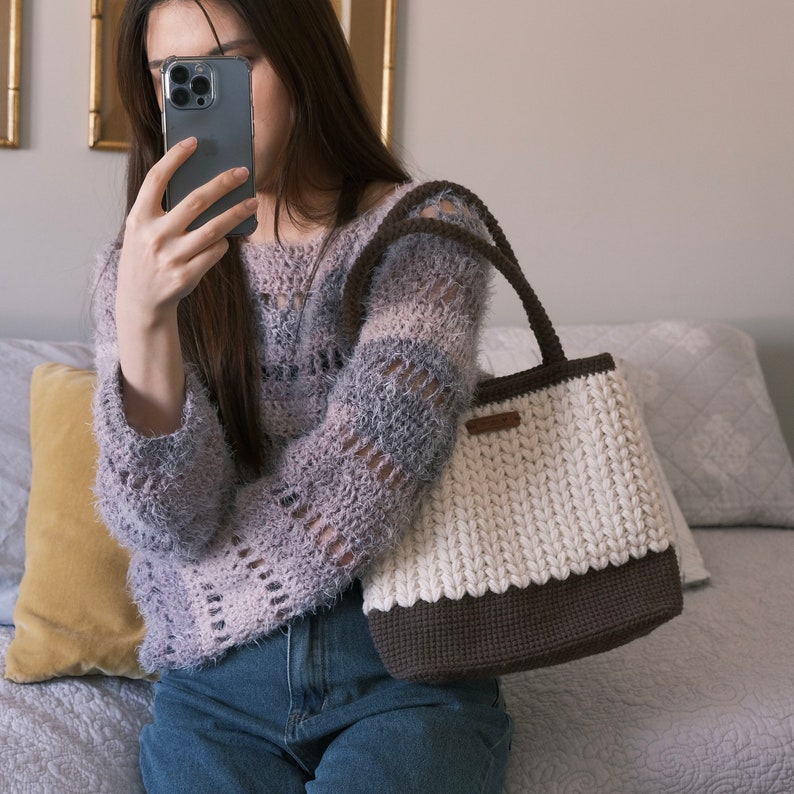 Crochet Pattern: Tote Bag //Meadow// zdjęcie 4