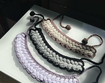 Crochet Pet Collar //Meadow//