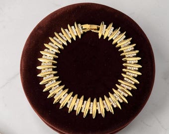 Bracciale Yafa in oro 18 carati plissettato