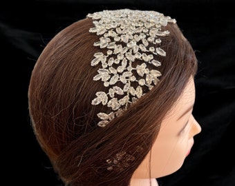 Accessori per capelli da sposa scintillanti Jineen