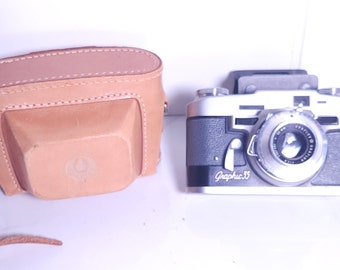Graflex Graphic 35 with Leather Case