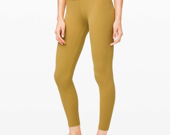 Lululemon yellow leggings deals