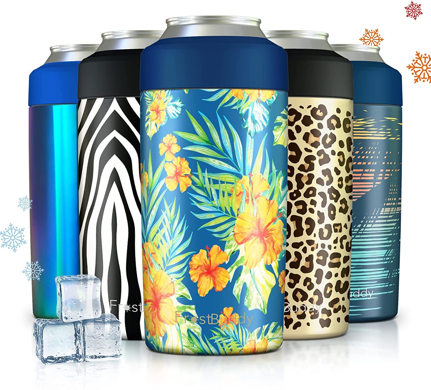 Full Wrap Engraved Frost Buddy Universal Can Cooler, Highlander