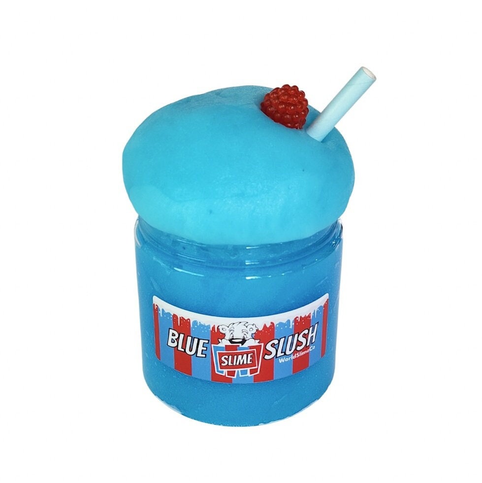 Blue Raspberry Slushy Handmade Slime