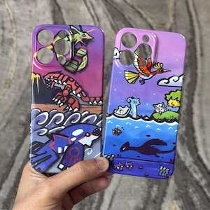 Cute Anime Manga iPhone Case for iPhone 15 14 13 12 11 Pro Max Mini XR XS 7 8 Plus Samsung S21 S22 S23 S24 Ultra A23 Google Pixel 7 8 9