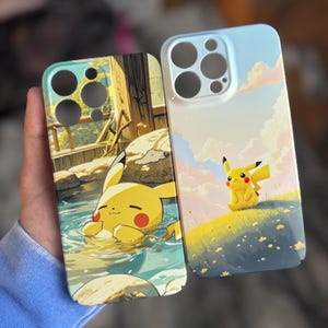 Pika Anime Manga iPhone Case for iPhone 15 14 13 12 11 Pro Max Mini XR XS 7 8 Plus Samsung S21 S22 S23 S24 Ultra A23 Google Pixel 7 8 9