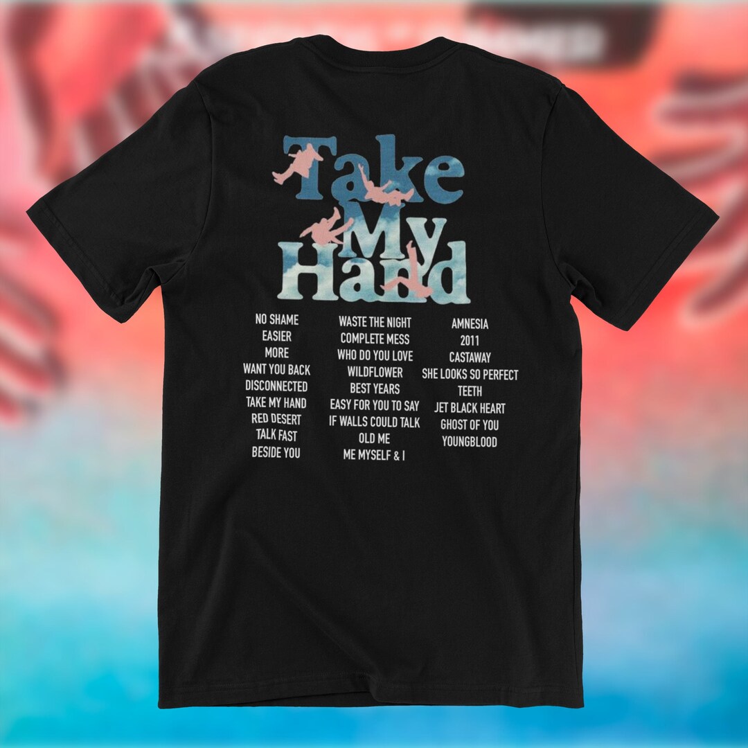 5sos Set List Take My Hand World Tour 2022 Tshirt 5 Seconds of Etsy