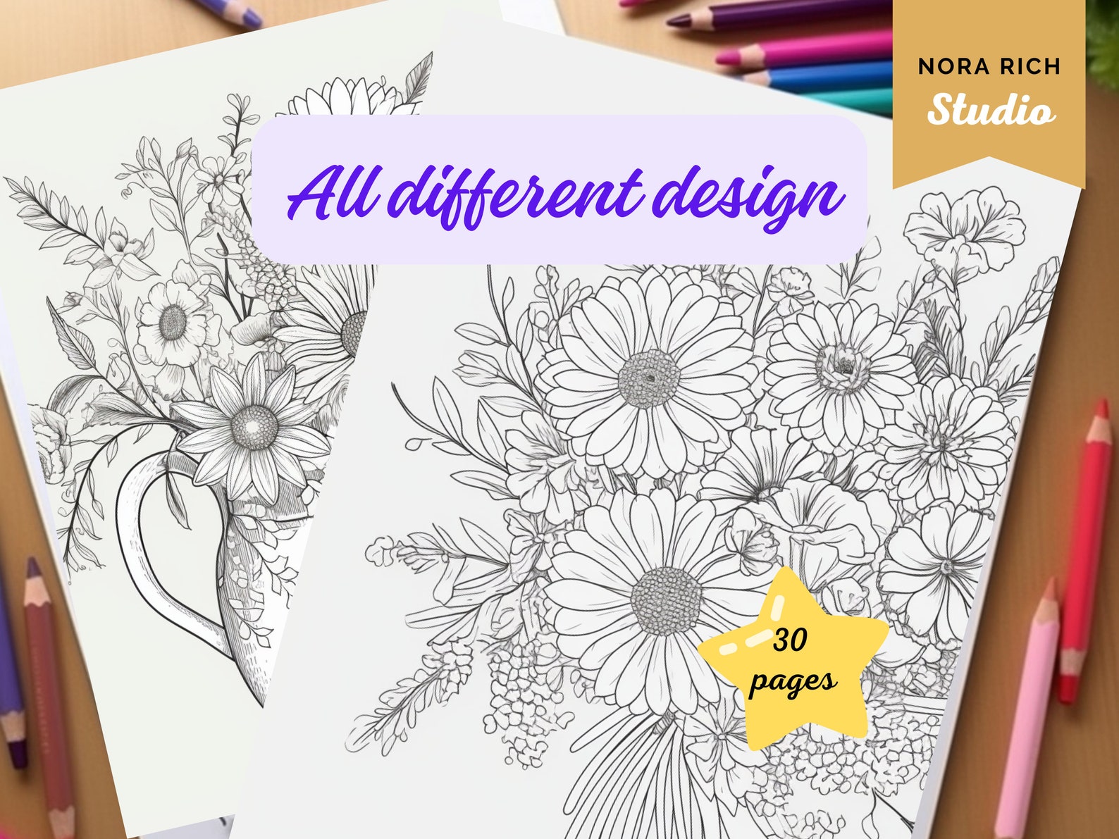 PDF Coloring Pages Adults Coloring Book