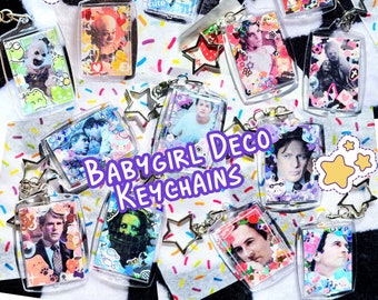 Babygirl Horror Keychains || Deco Horror Icon Small Keychains