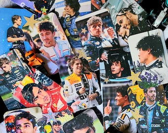 Formule 1 Bias Photocard Gatcha Pull || Holografische Mystery Collector-fotokaart