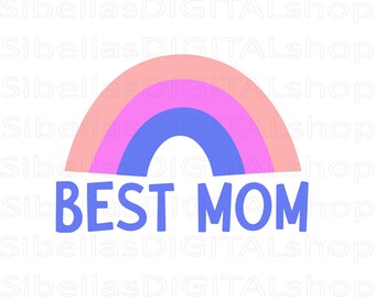 Mom PNG SVG - Muttertag Sublimation Clipart (digitaler Download)