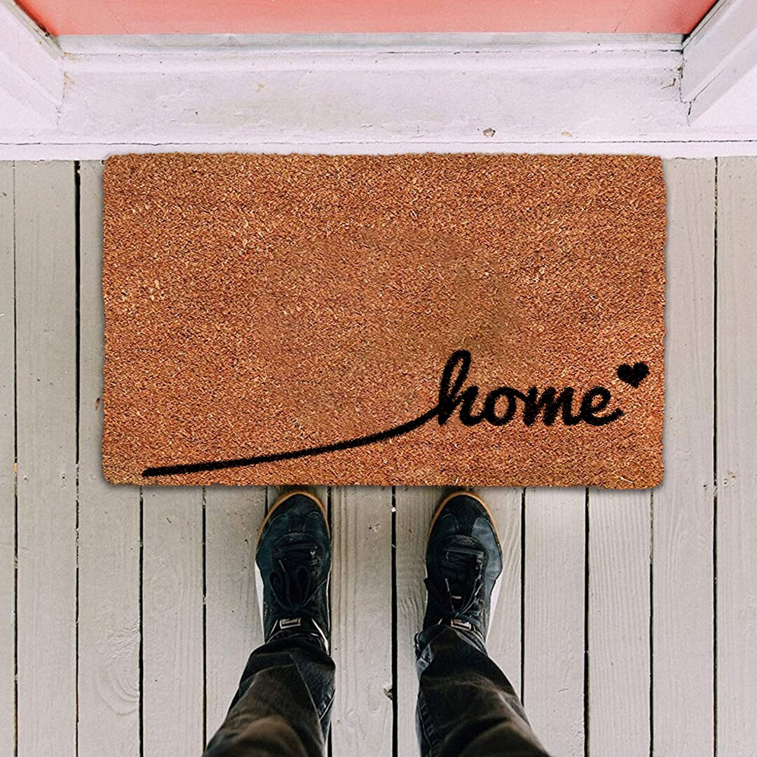Coco Coir Door Mat With Heavy Duty Backing Home Doormat Entry Mat