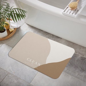 New Bathroom Non Slip Mat Large Bathroom Bath Mat Shower Room Bathtub Foot Mat  Bathroom Water Proof Mat Environmental Protection