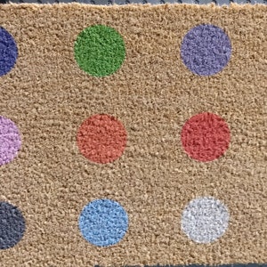 Hand Knotted Small Rug Mid Century Modern Doormat - 1′6″ × 3′3″