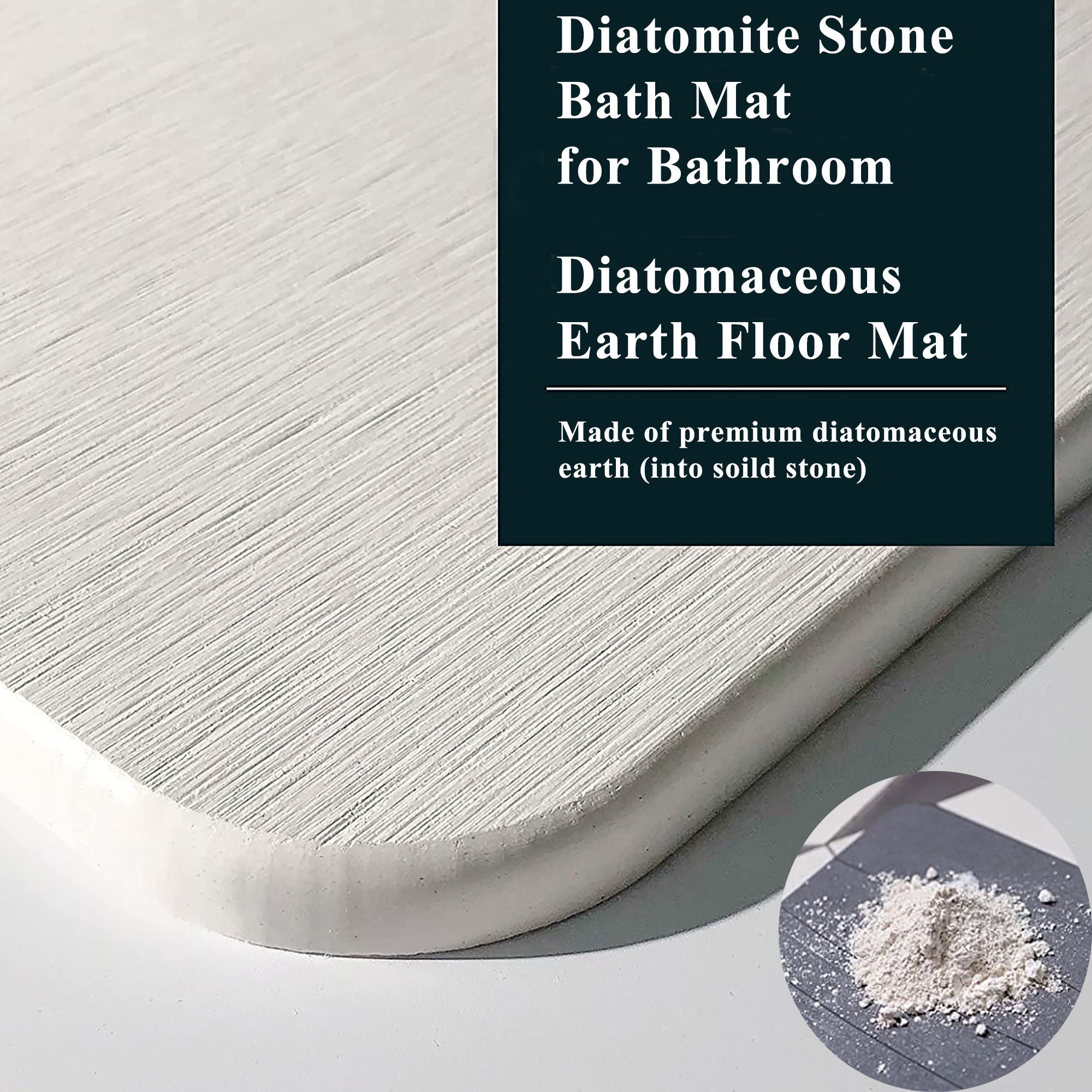 Engraving Custom Diatomite Stone Bath Mat, Quick Dry Bath Mat, Line 6 Bathroom  Rug, Rugs for Bathroom Nonslip, Bathroom Decor Gift 