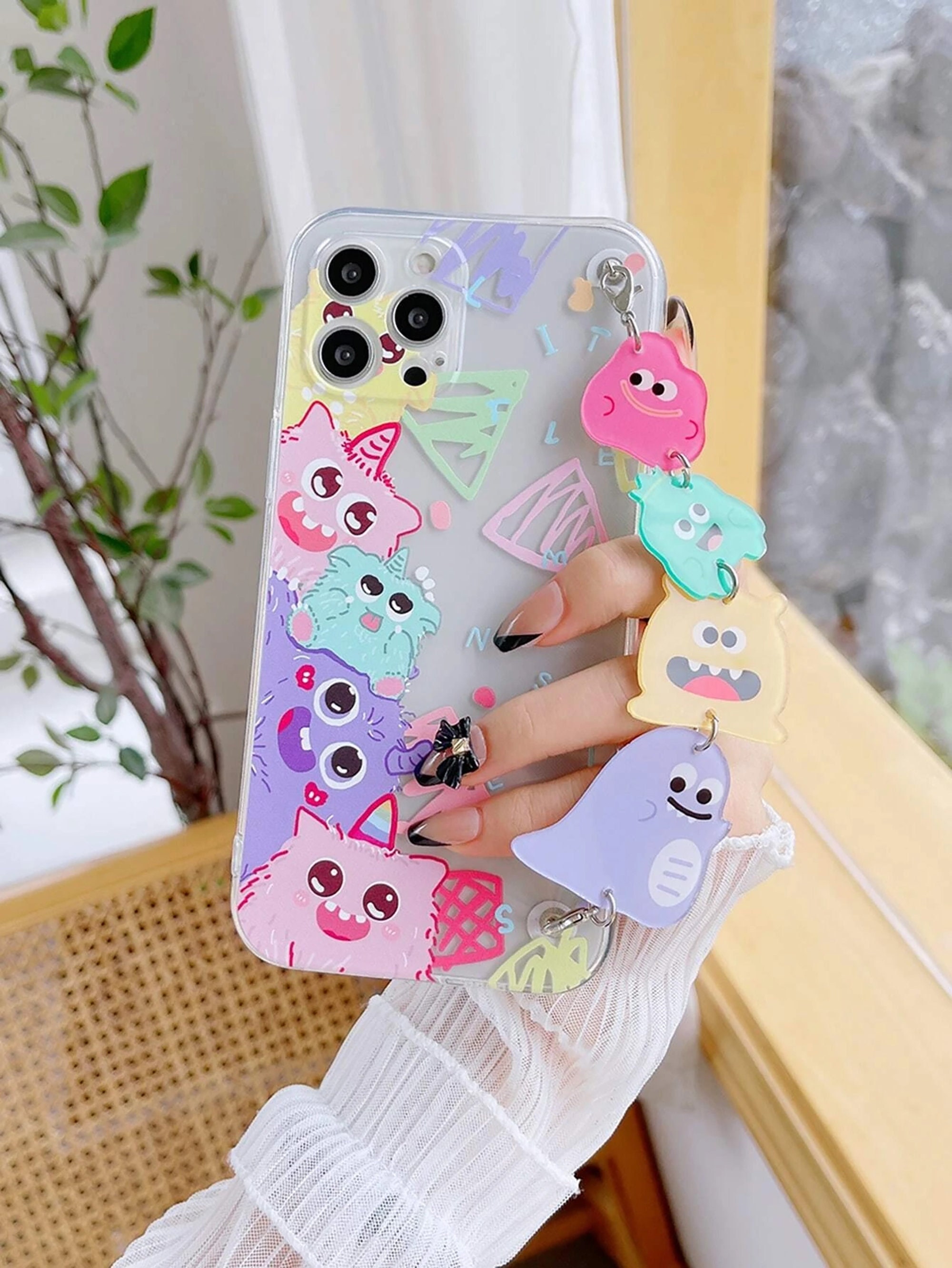  Phone Case Monster's Inc Boo's Door Design Compatible with iPhone  14 13 12 11 X Xs Xr 8 7 6 6s Pro Max Plus Mini Galaxy Note S9 S10 S20 Ultra