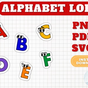 Alphabet Lore Baby Stickers for Sale