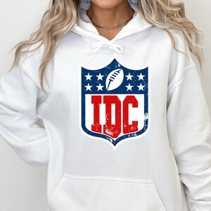 I Don't Care Football Sweatshirt IDC Funny Super Bowl Shirts 2023