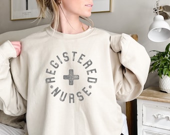 Registered Nurse Sweatshirt, RN Sweatshirt, Nurse Crewneck, RN Crewnecks, Nurse Gift, Nursing Student Gift, Nurses Shirt, Registered Nurse