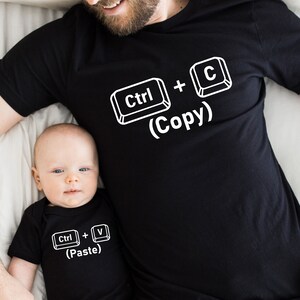 Copy Paste Shirt, Matching Shirts, Ctrl C Shirt, Ctrl V Shirt, Family Shirts, Fathers Day Shirt, Fathers Day Gift, Father Son Shirts