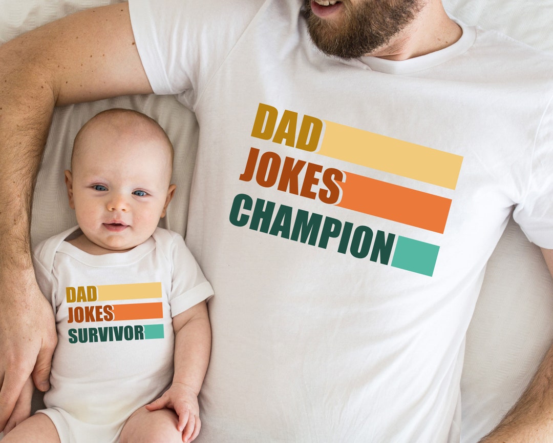 Dad Jokes Shirtdad and Son Matching Shirtnew Dad Shirtdad Etsy