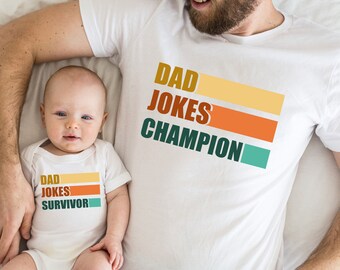 Dad Jokes Shirt,Dad and son matching Shirt,New Dad Shirt,Dad Shirt,Daddy Shirt,Father's Day Shirt,Gift for Dad,Daddy and Me matching Shirts