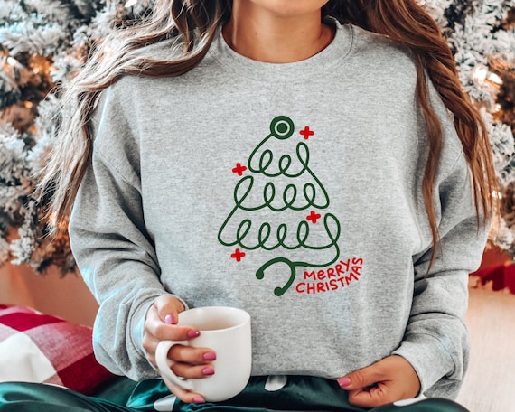 Nurse Christmas Sweatshirt, Doctor Christmas Sweater, Nurse Xmas Crewneck, Nurse Christmas Gift, Medical Christmas Sweatshirt